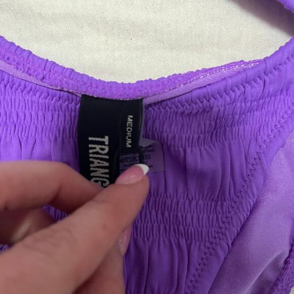 NEW Triangl Este Bikini Top in Scorch Purple Size Medium/XL - Picture 4 of 6